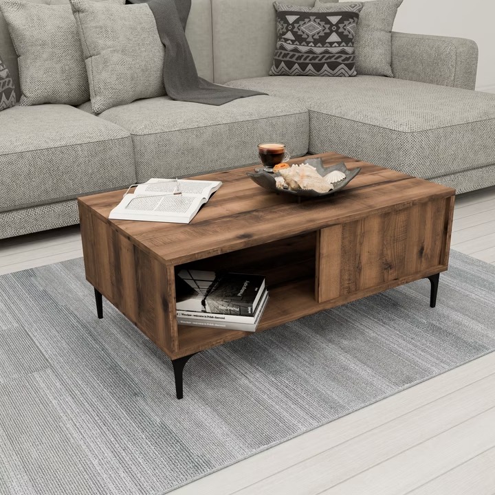 Τραπέζι σαλονιού Orta Sehra Benito 2096 90x54x38,6 εκ., All4home